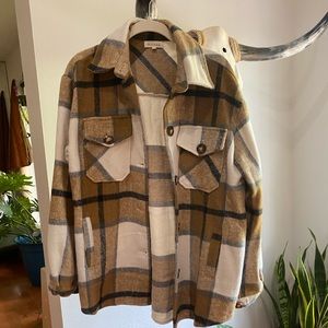Roolee plaid shacket